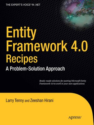 cover image of Entity Framework 4.0 Recipes